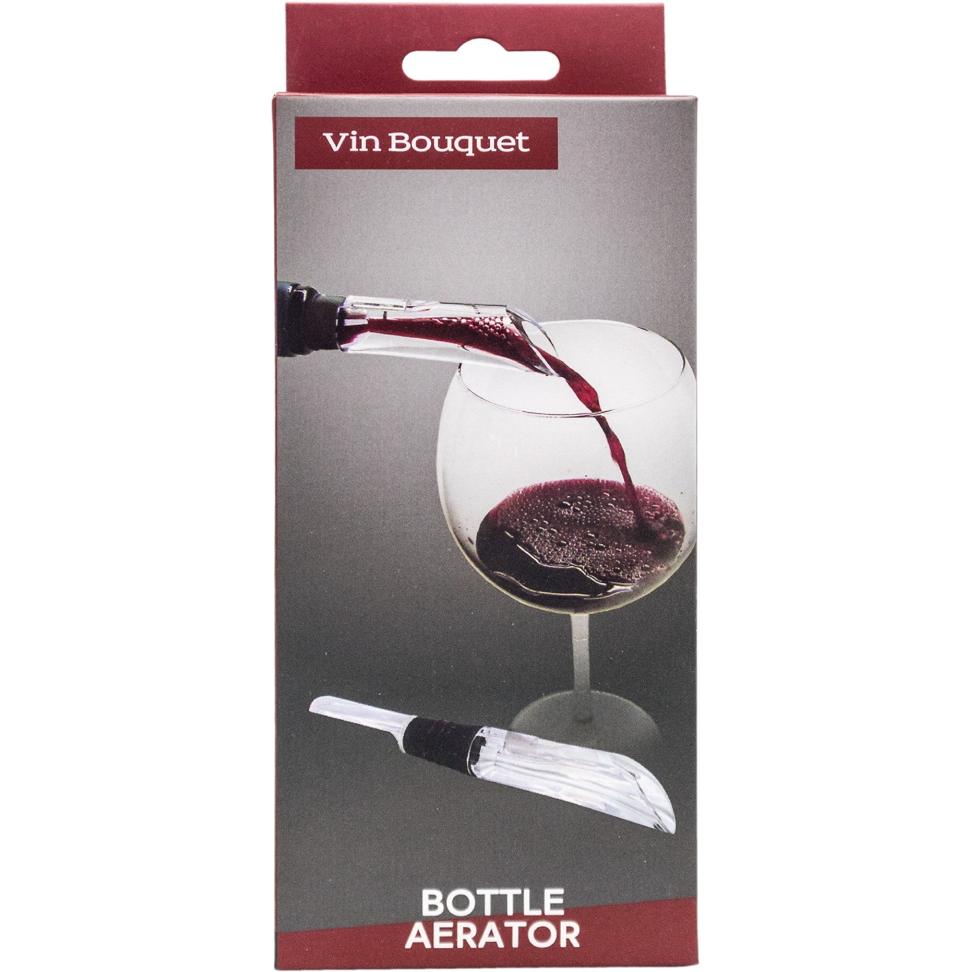 Aireador de vino transparente con vertedor antigoteo - Image 2