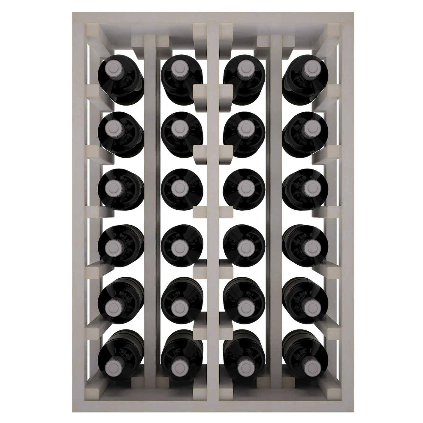 Botellero de madera de pino para 24 botellas Godello EW2014 - Image 2