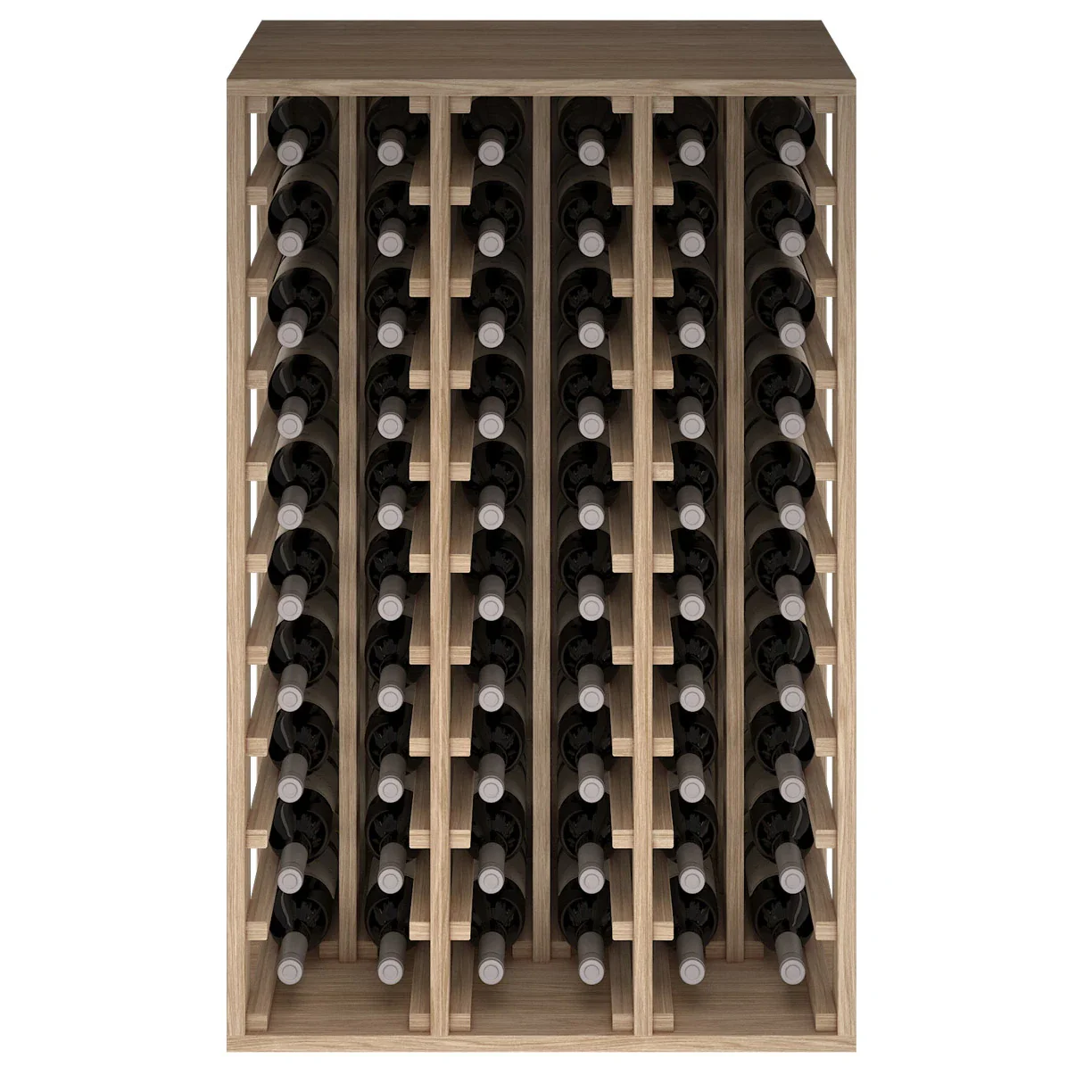 Botellero de madera de roble para 60 botellas Godello ER2060 - Image 3
