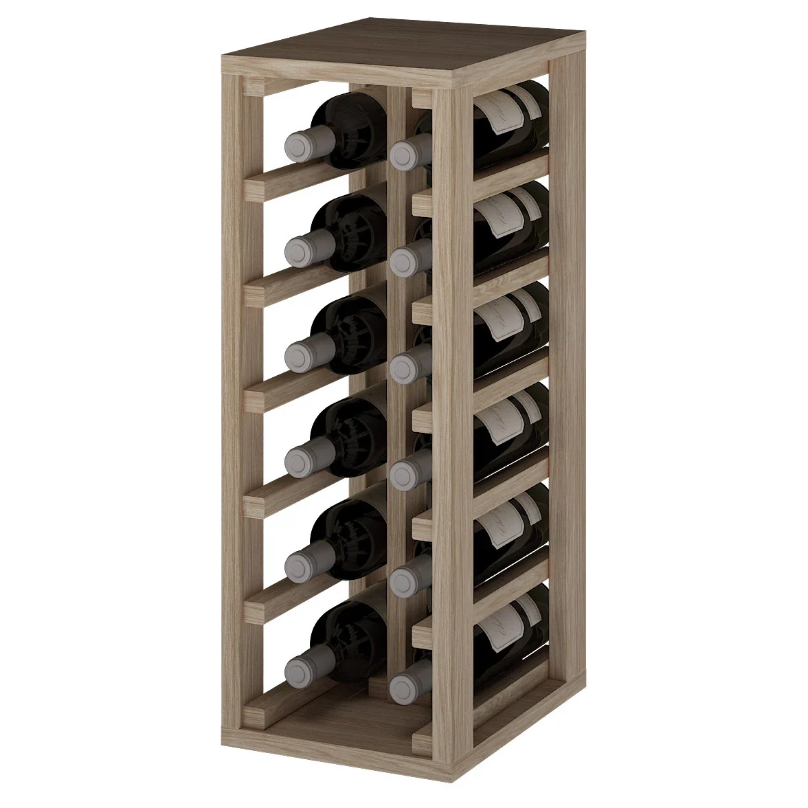 Botellero de madera de roble para 12 botellas Godello ER2010 - Image 3