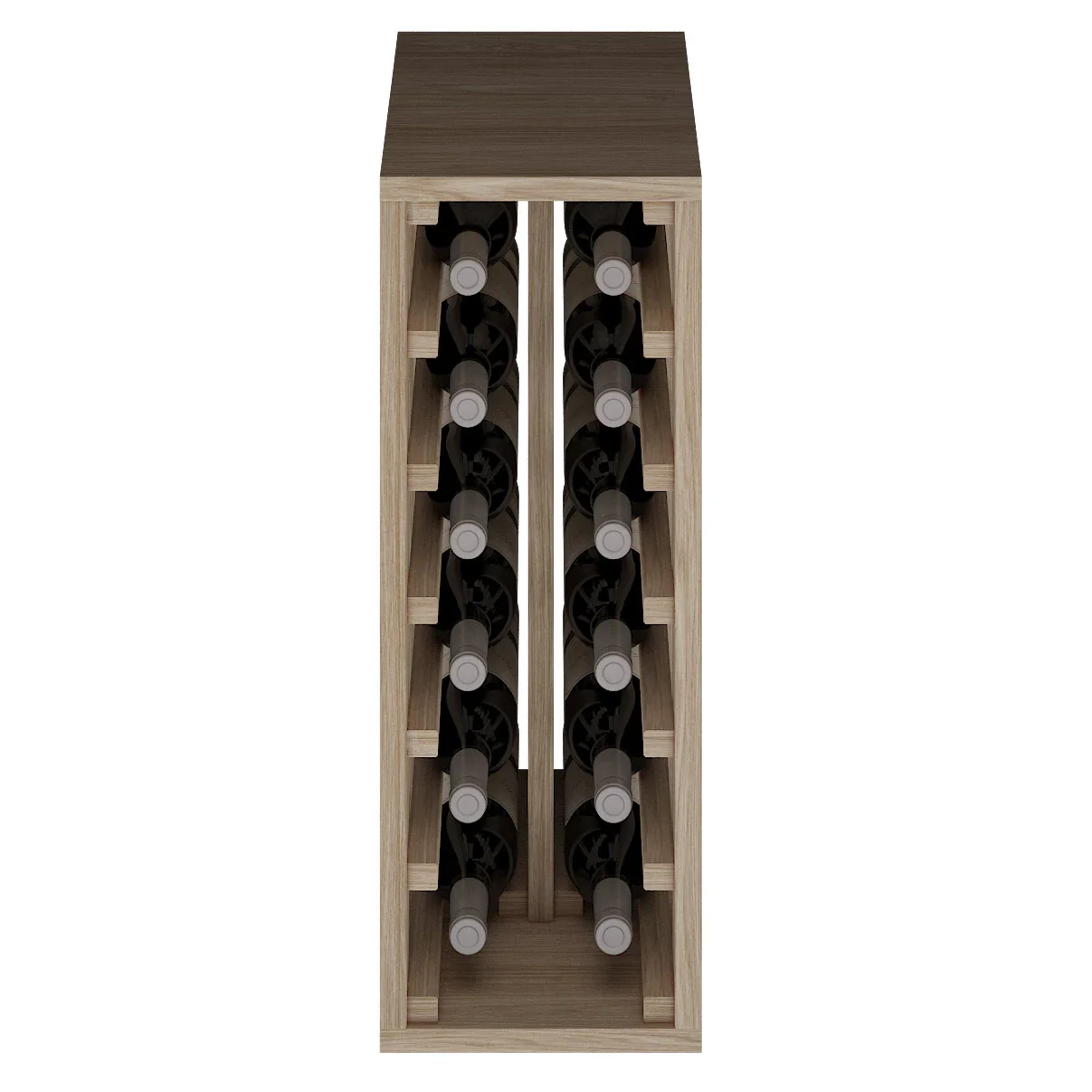 Botellero de madera de roble para 12 botellas Godello ER2010 - Image 4