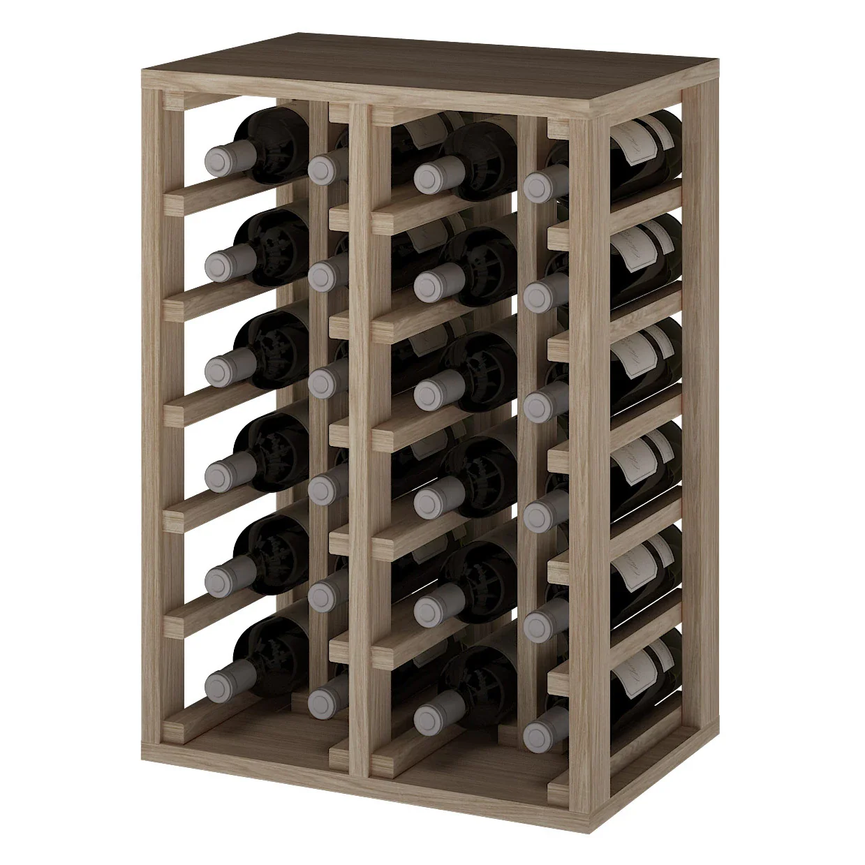 Botellero de madera de roble para 24 botellas Godello ER2014 - Image 3