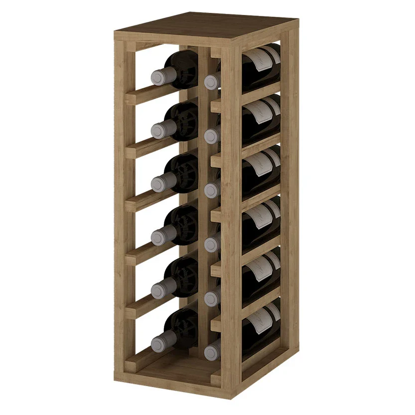 Botellero de madera de pino para 12 botellas Godello EX2010 - Image 3