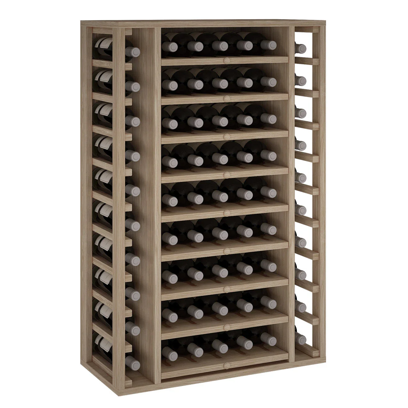 Botellero de madera de roble para 65 botellas Godello ER2540