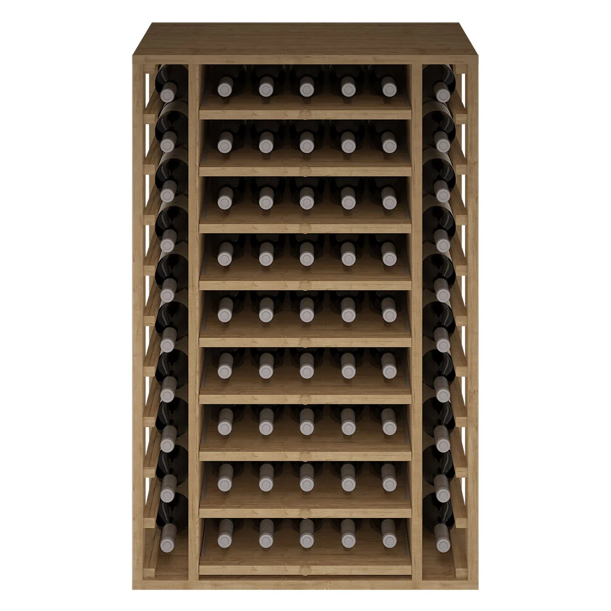 Botellero de madera de pino para 65 botellas Godello EX2540 - Image 4