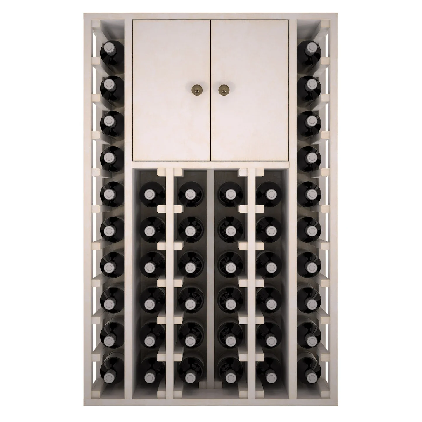 Botellero de madera de pino para 46 botellas Godello EW2515 - Image 2