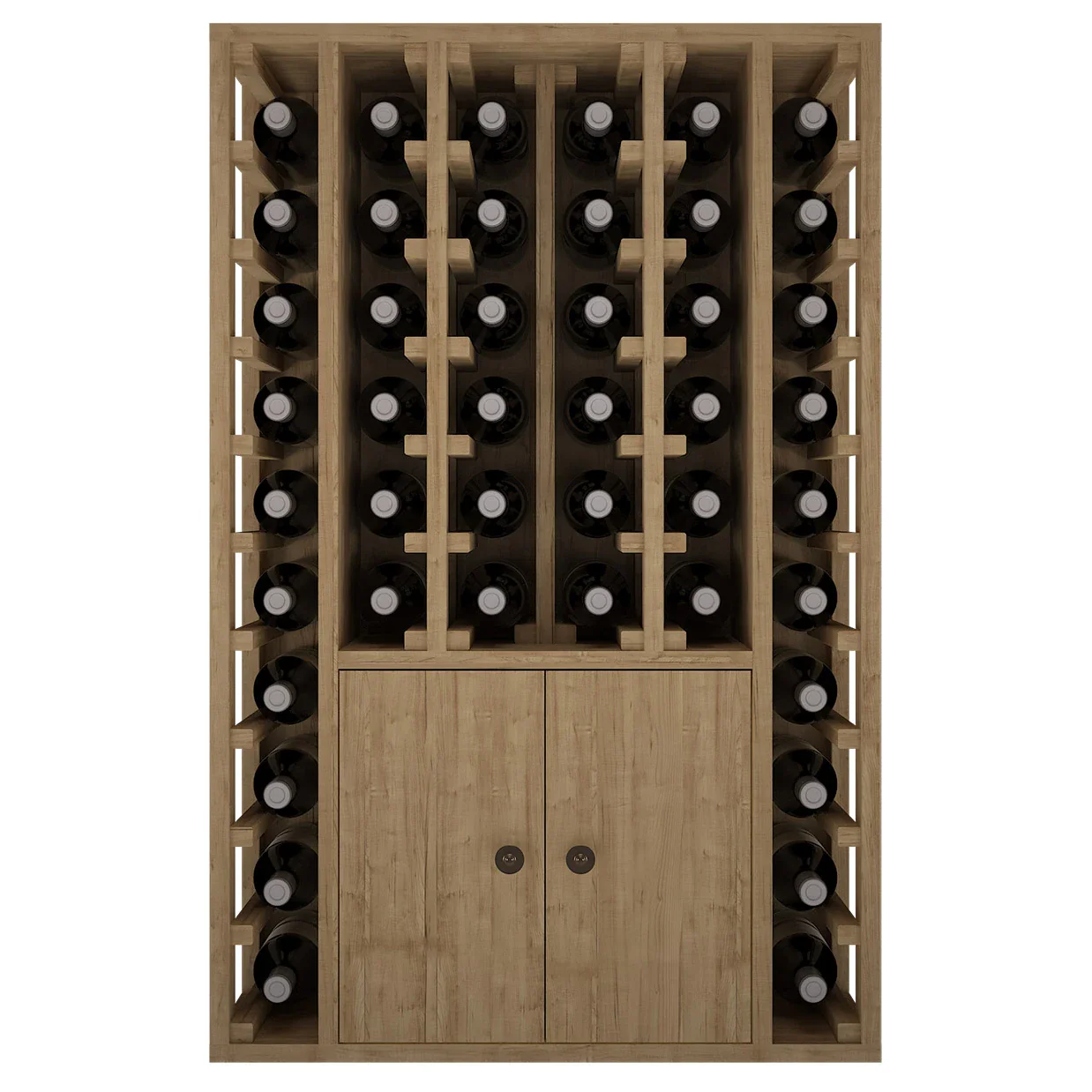 Botellero de madera de pino para 46 botellas Godello EX2516 - Image 2