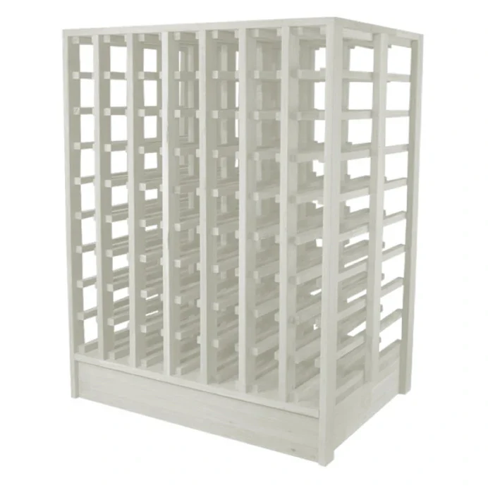 Botellero de madera de pino para 126 botellas Godello EW2067