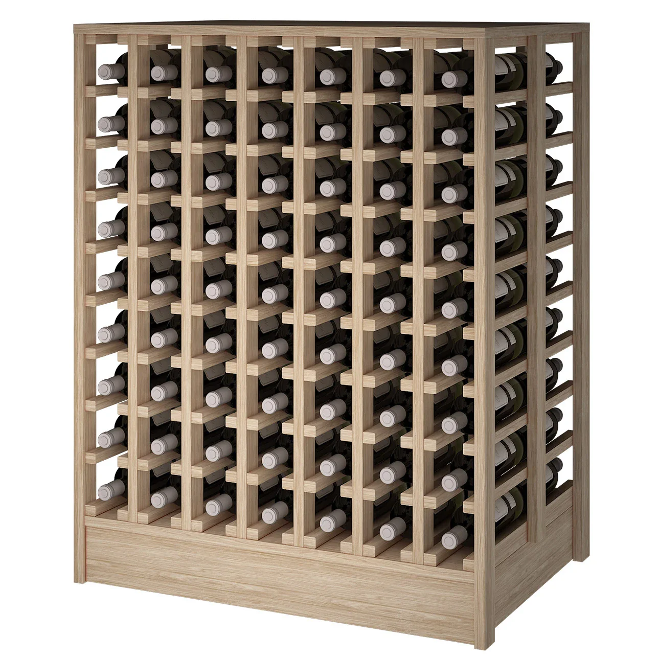 Botellero de madera de pino para 126 botellas Godello EX2067 - Image 3