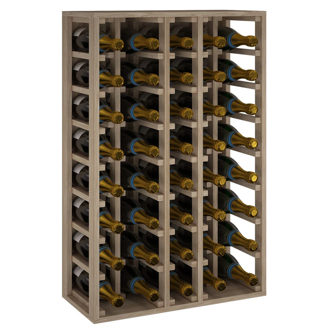 Botellero de madera de roble para 40 botellas champagne Mágnum Godello ER2062