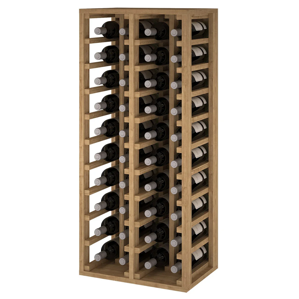 Botellero de madera de pino para 40 botellas Godello EX2034 - Image 3