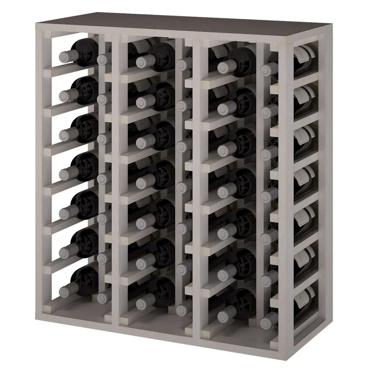Botellero de madera de pino para 42 botellas Godello EW2061 - Image 3