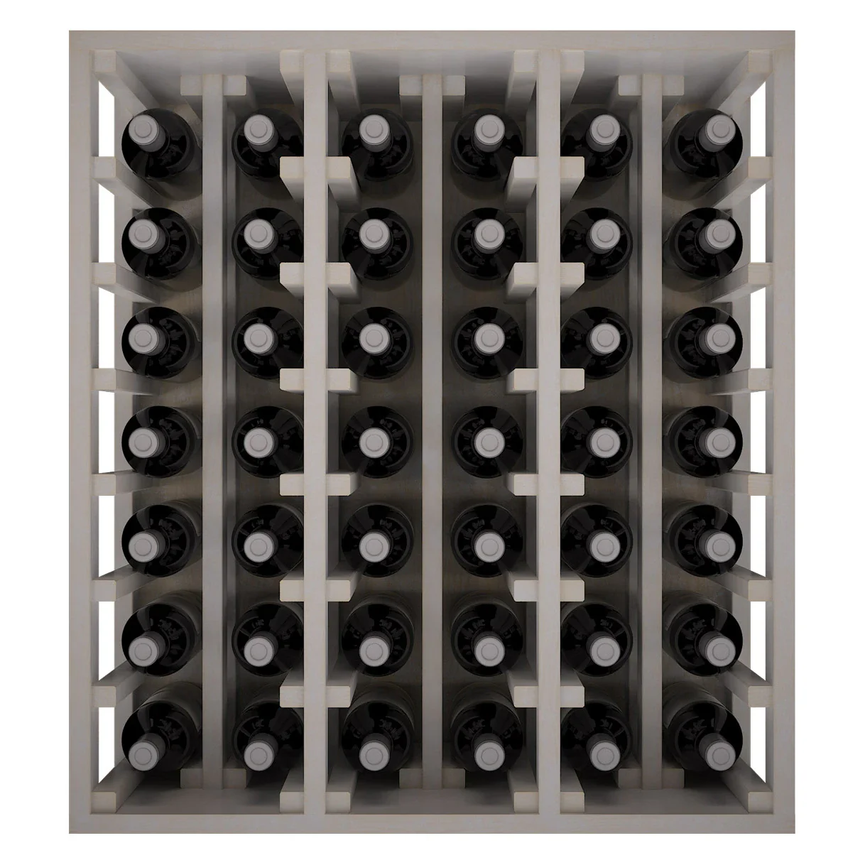 Botellero de madera de pino para 42 botellas Godello EW2061 - Image 4
