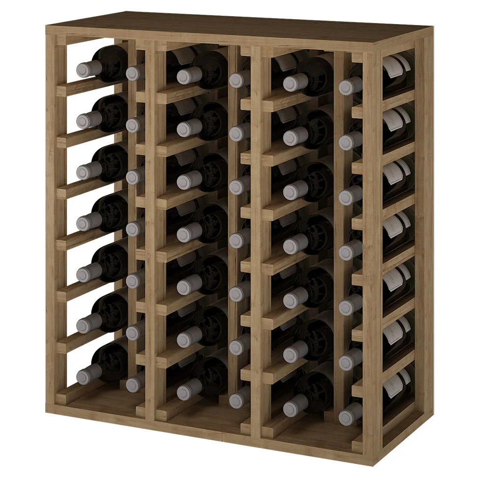 Botellero de madera de pino para 42 botellas Godello EX2061 - Image 3