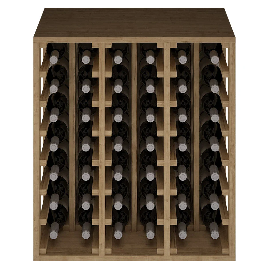 Botellero de madera de pino para 42 botellas Godello EX2061 - Image 4