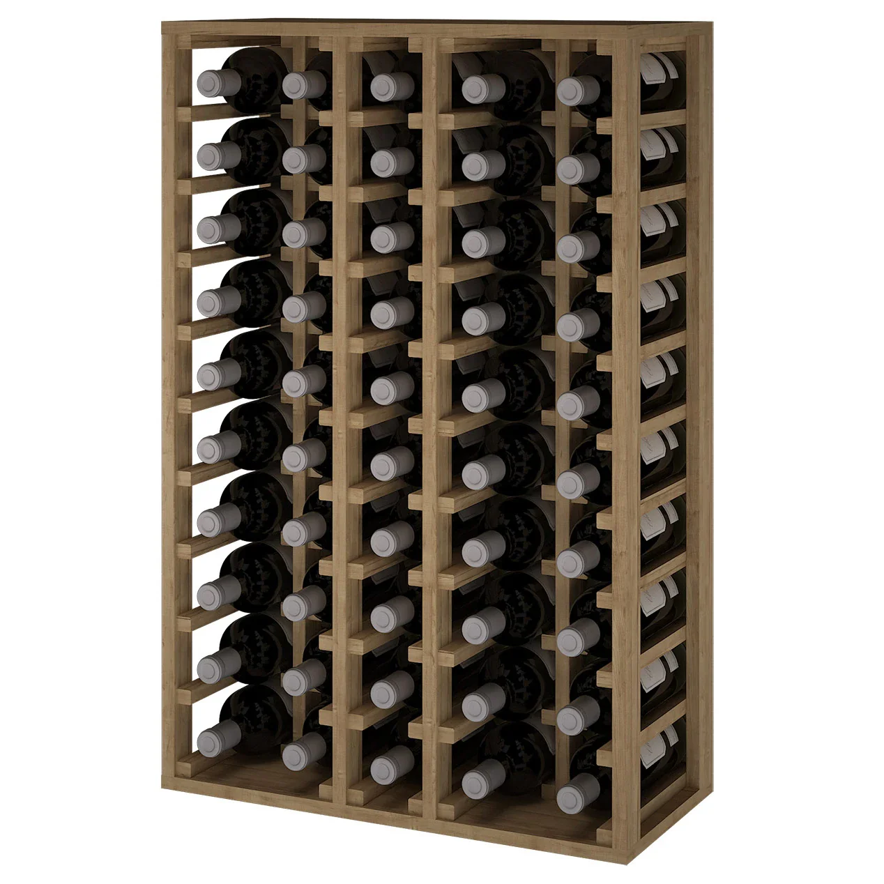 Botellero de madera de pino para 50 botellas Mágnum Godello EX2066 - Image 3