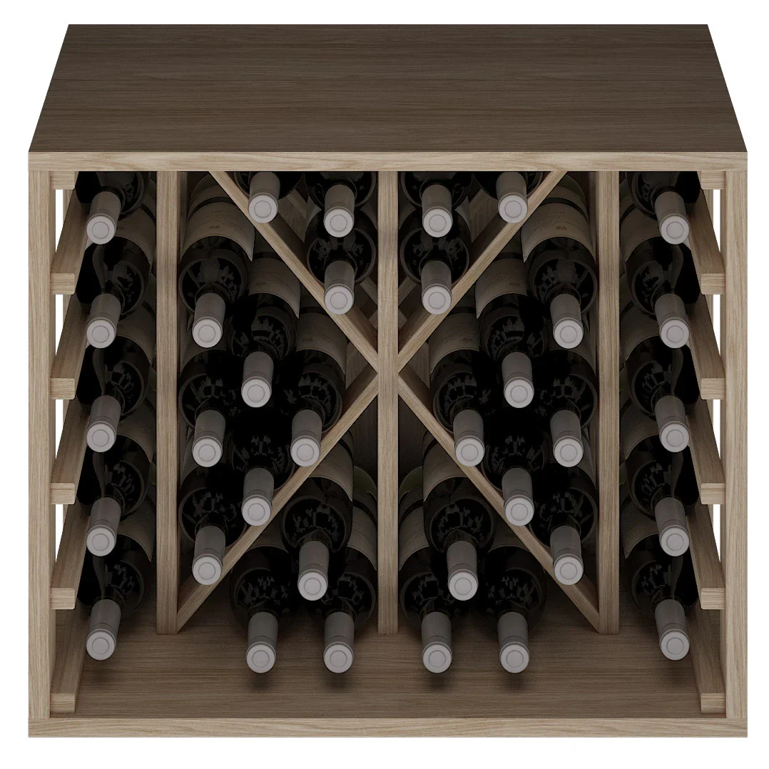 Botellero de madera de roble para 34 botellas Godello ER2531 - Image 4
