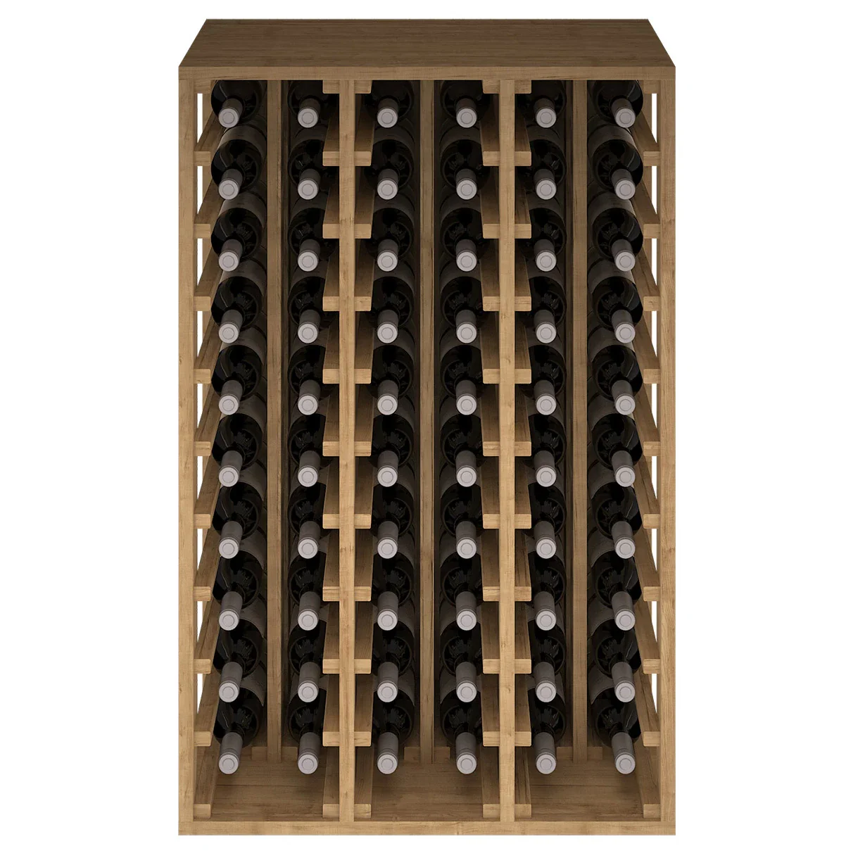 Botellero de madera de pino para 60 botellas Godello EX2060 - Image 3