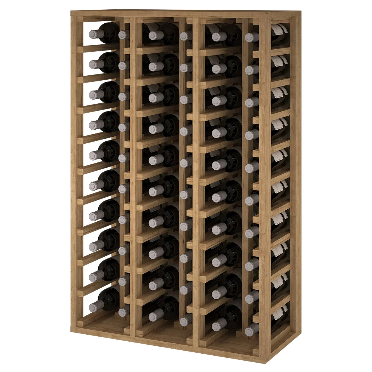 Botellero de madera de pino para 60 botellas Godello EX2060 - Image 4