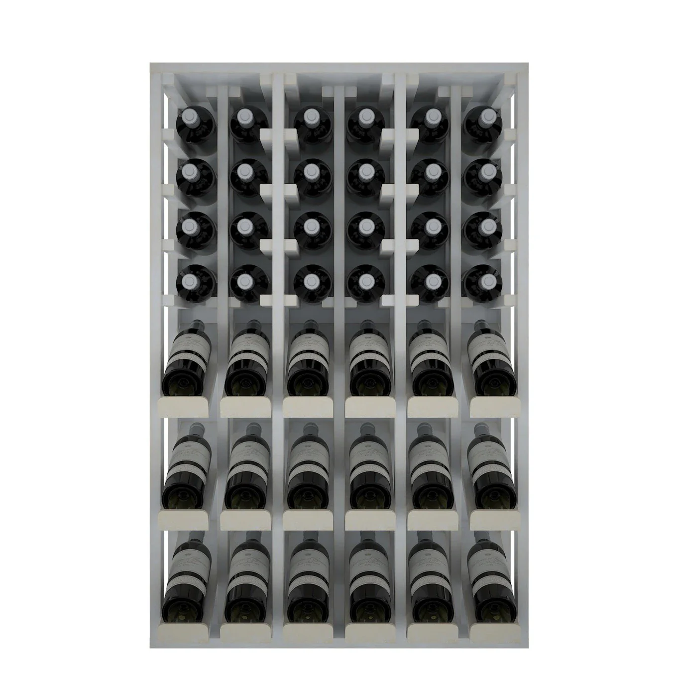 Botellero de madera de pino para 36 botellas Godello EW2091 - Image 2