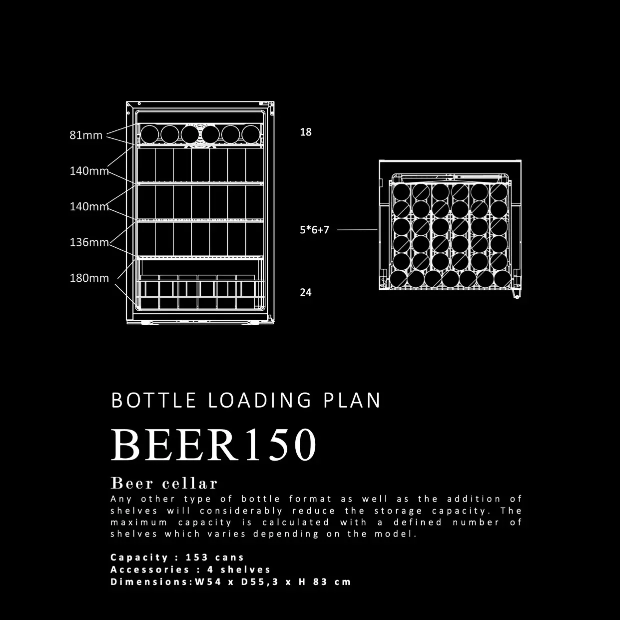 Nevera para cerveza La Sommelière BEER150 - Image 21