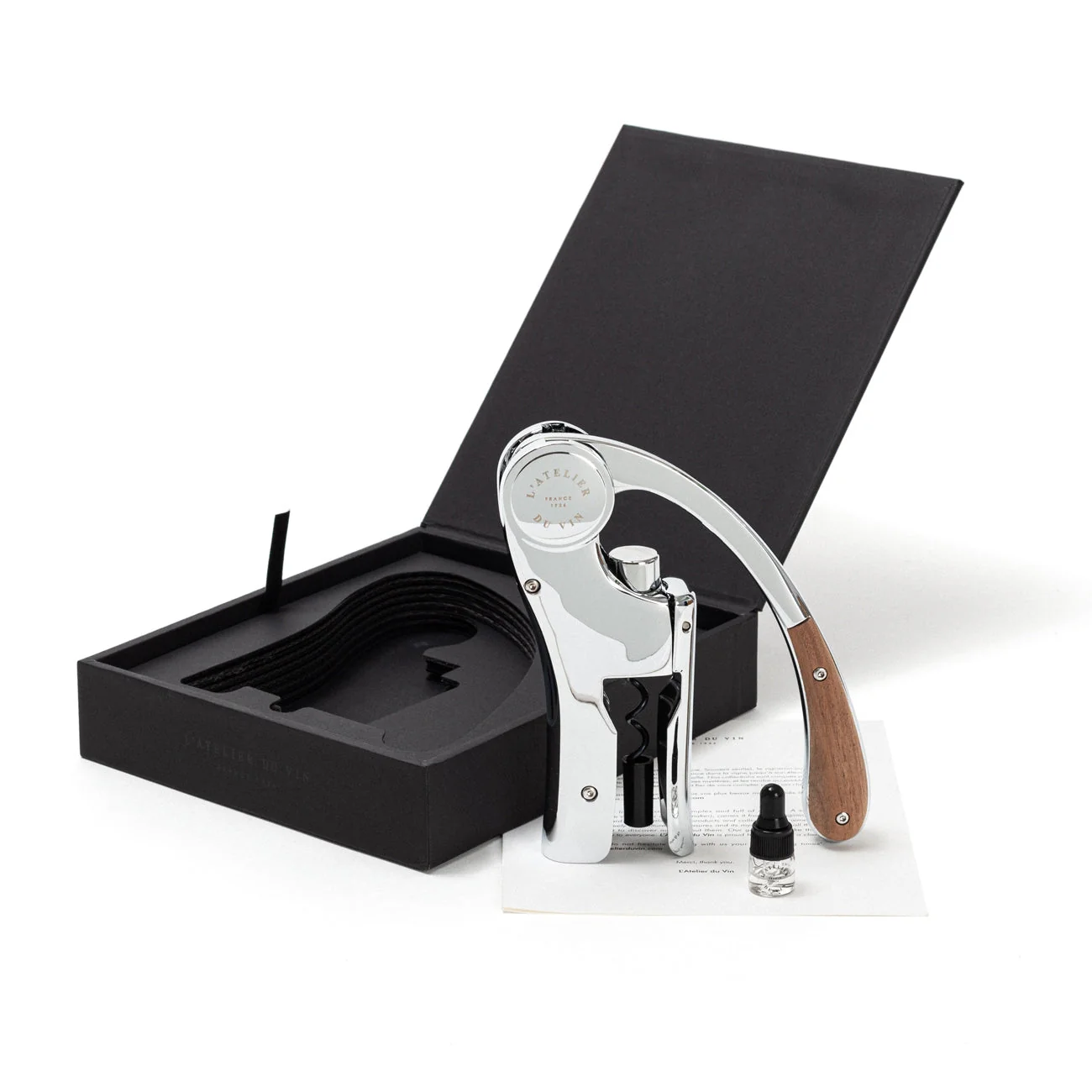 Oeno Motion Silver & Wood