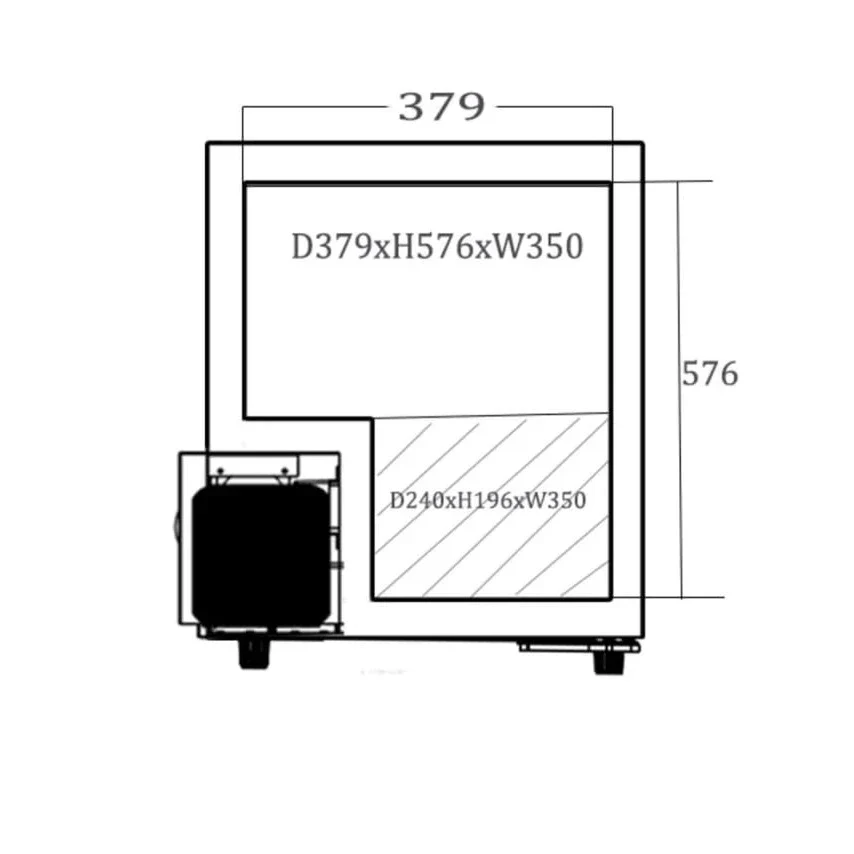 Refrigerador de bebidas Cavin Arctic Collection 63 L Black - Image 4