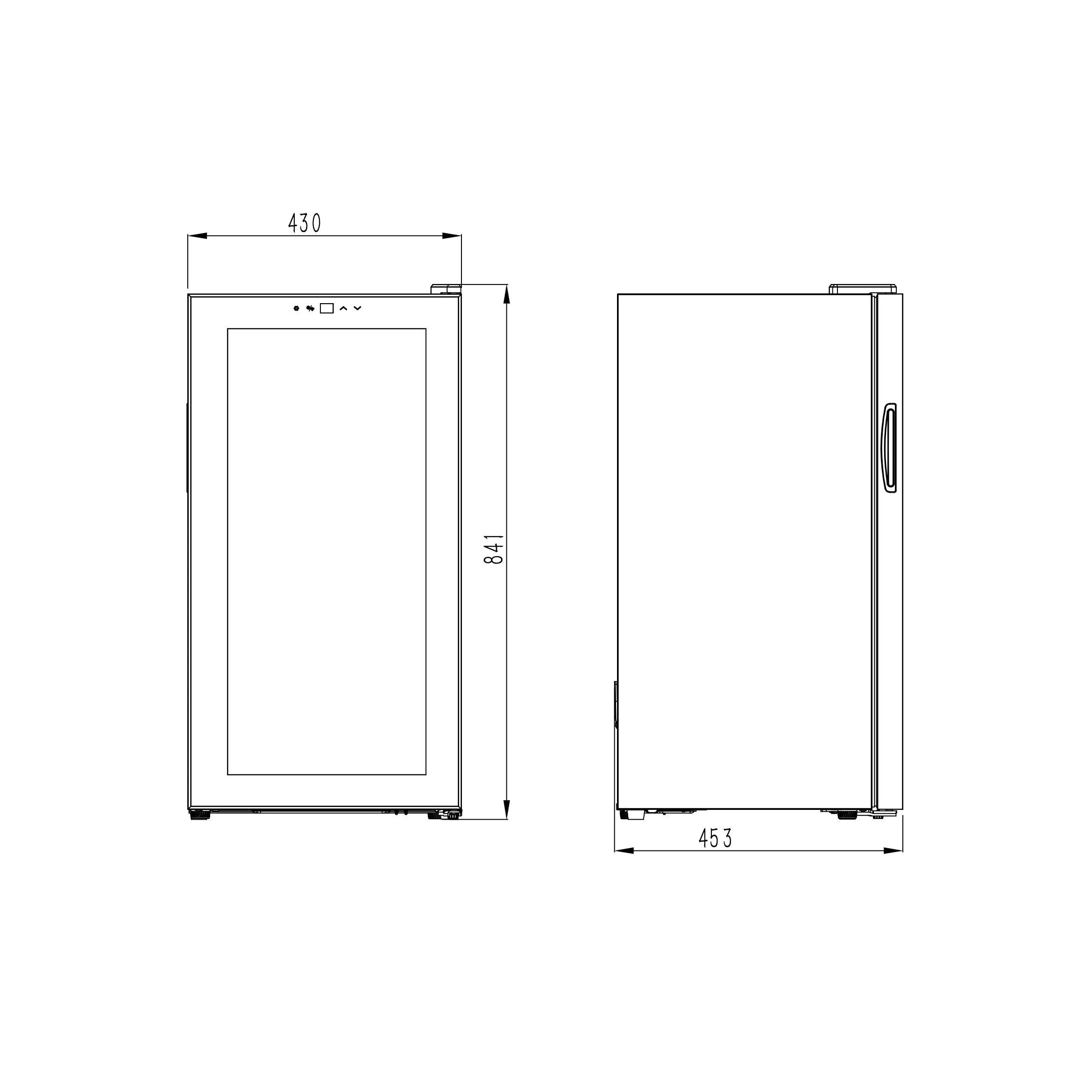 Refrigerador de bebidas Cavin Northern Collection 82 Black - Image 4