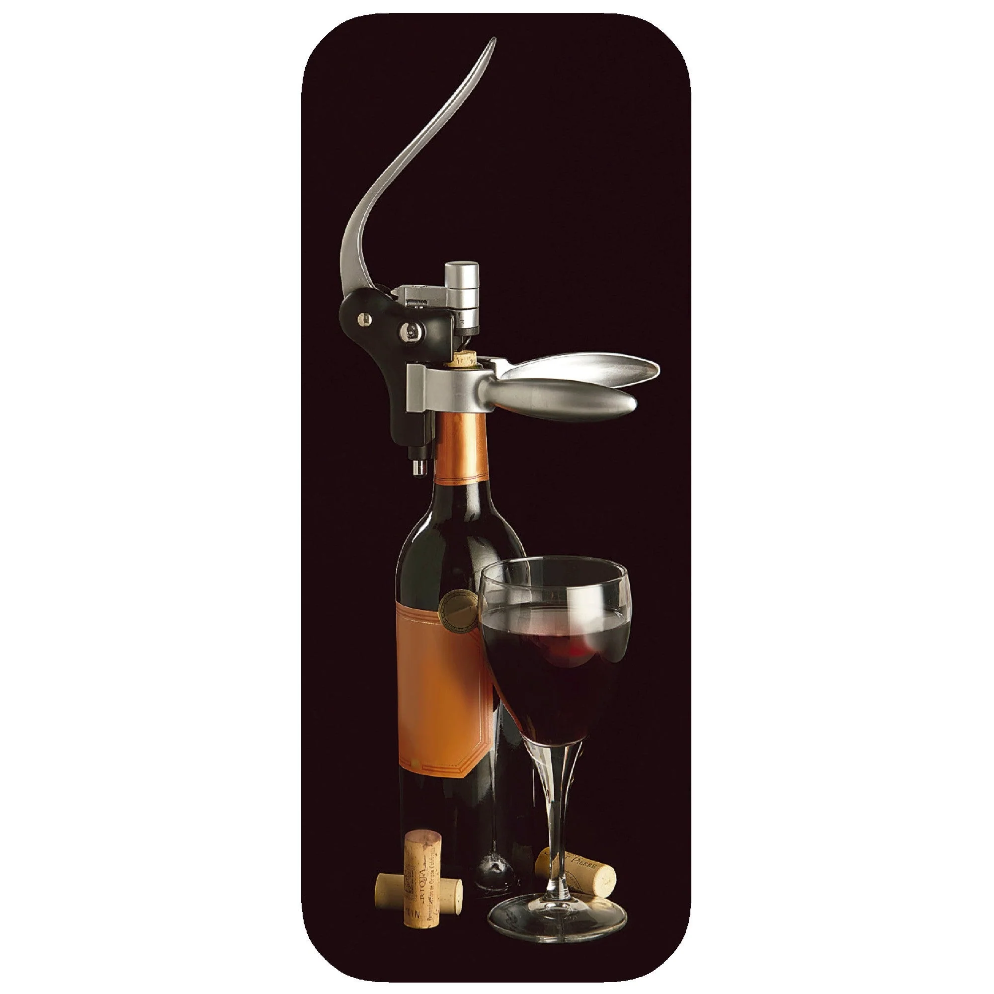 Sacacorchos de palanca con base - Image 3