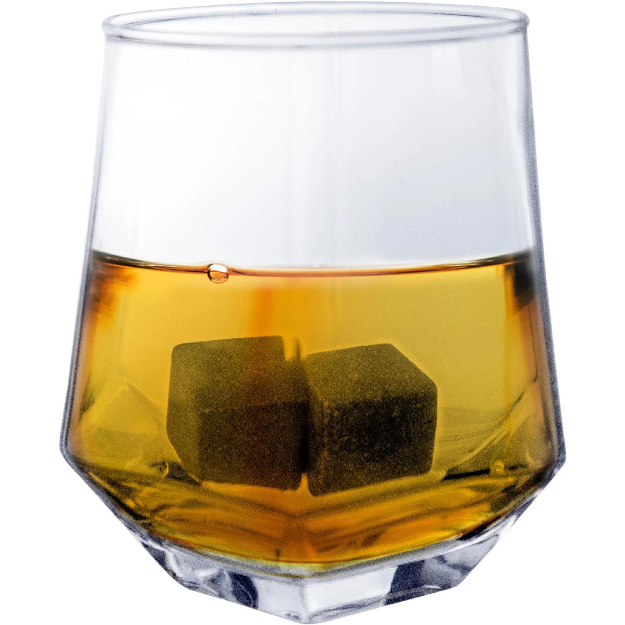Set de whiskey con copas y piedras en caja de madera - Image 2