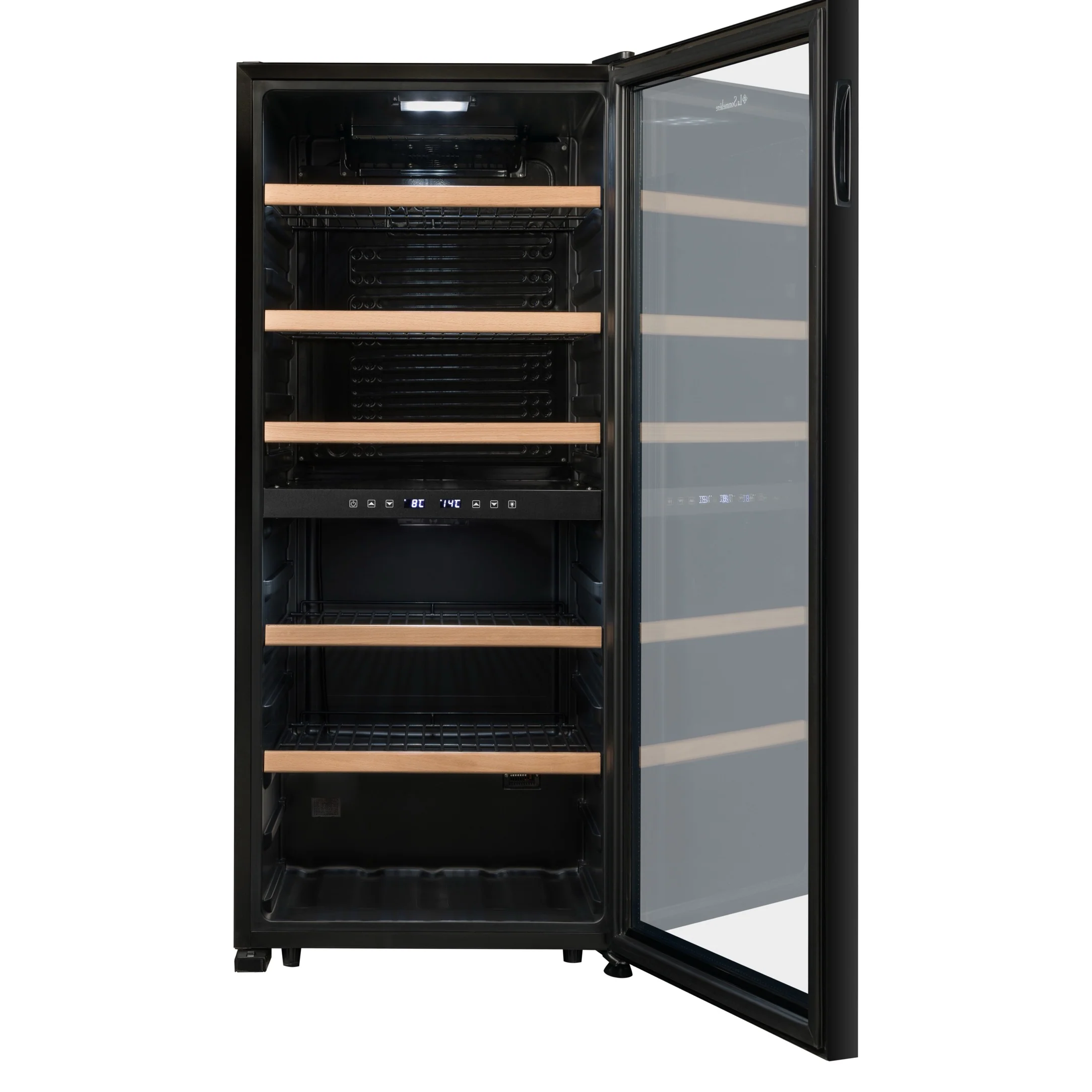 Vinoteca 102 botellas La Sommelière LS102DZ BLACK doble zona - Image 12