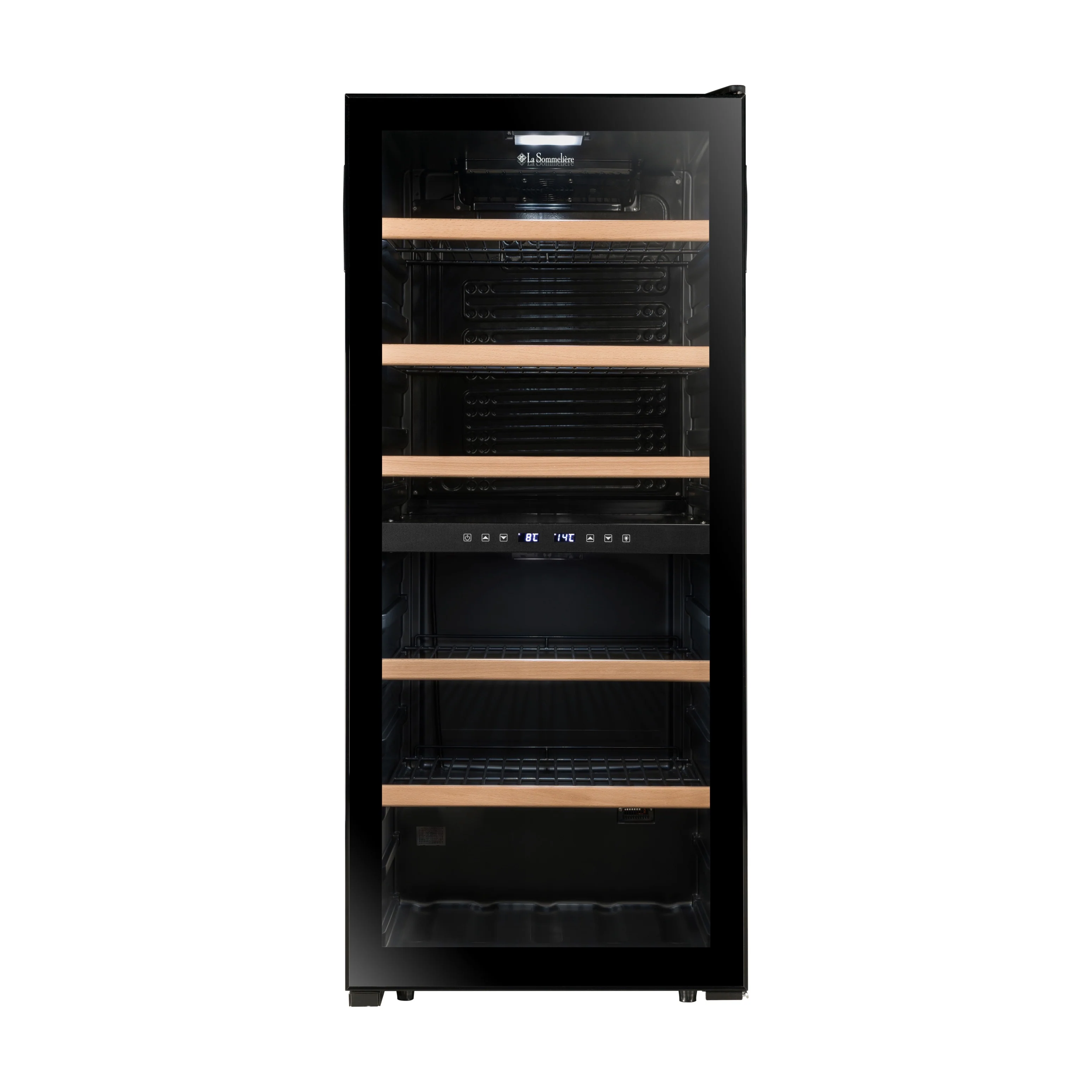Vinoteca 102 botellas La Sommelière LS102DZ BLACK doble zona - Image 8