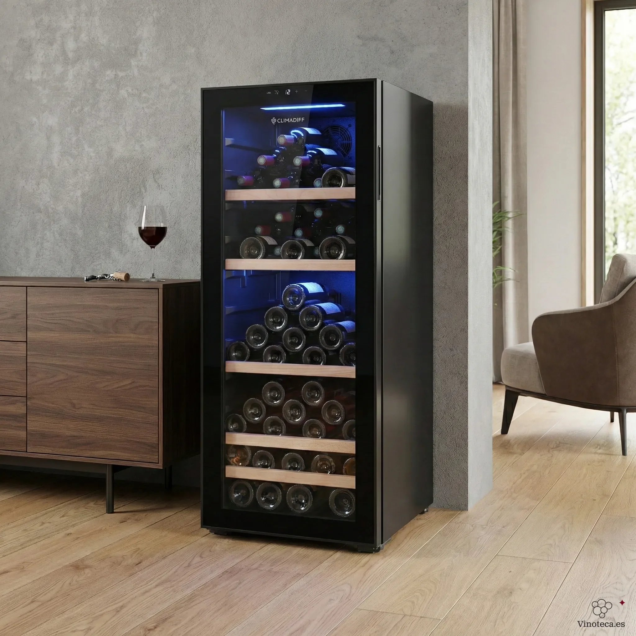 Vinoteca 108 botellas Climadiff CEPAGE108 - Image 2