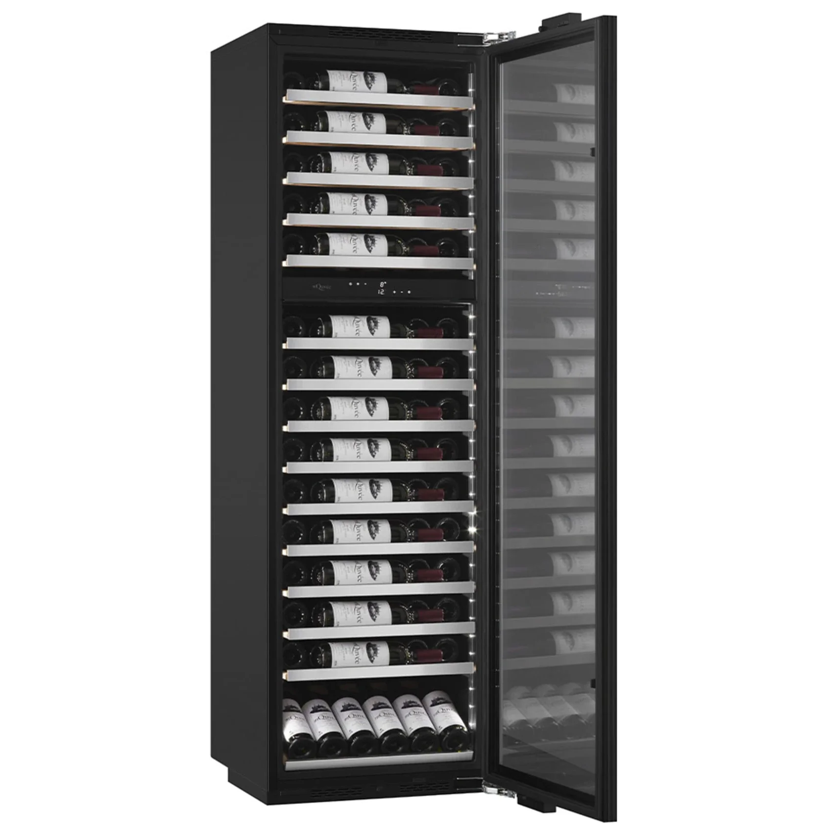 Vinoteca 115 botellas mQuvée WineKeeper 112D Panel Ready Push/Pull doble zona - Image 6