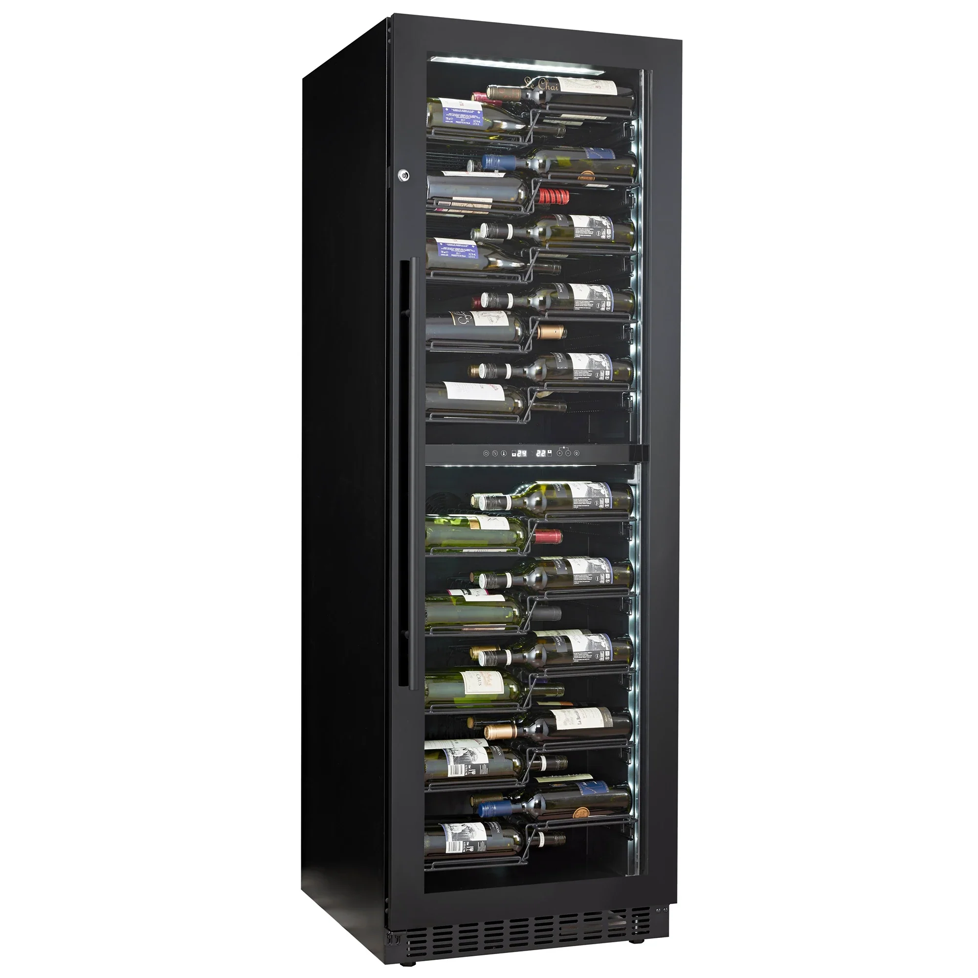 Vinoteca 120 botellas PRO1200B negro