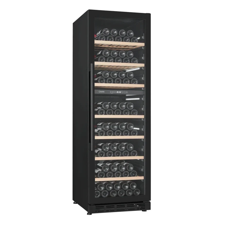 Vinoteca 151 botellas Cavin Arctic Collection 151D Fullglass black