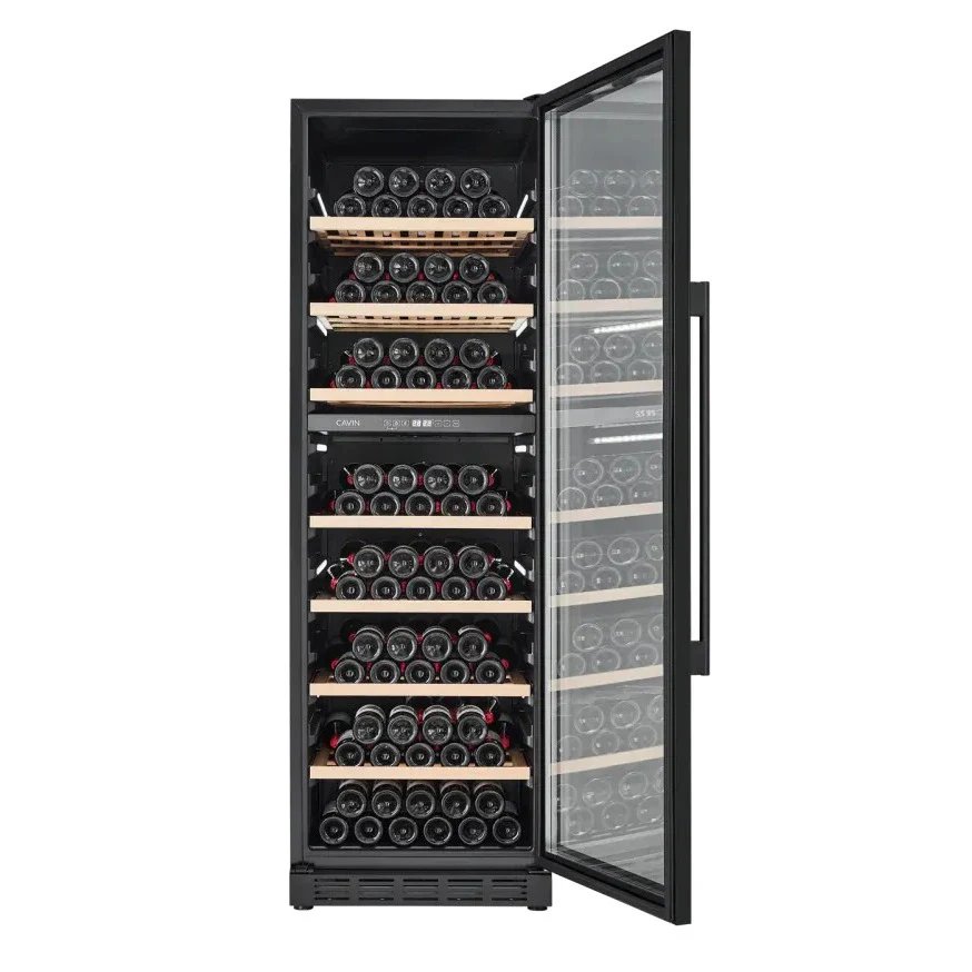 Vinoteca 151 botellas Cavin Arctic Collection 151D Fullglass black - Image 5