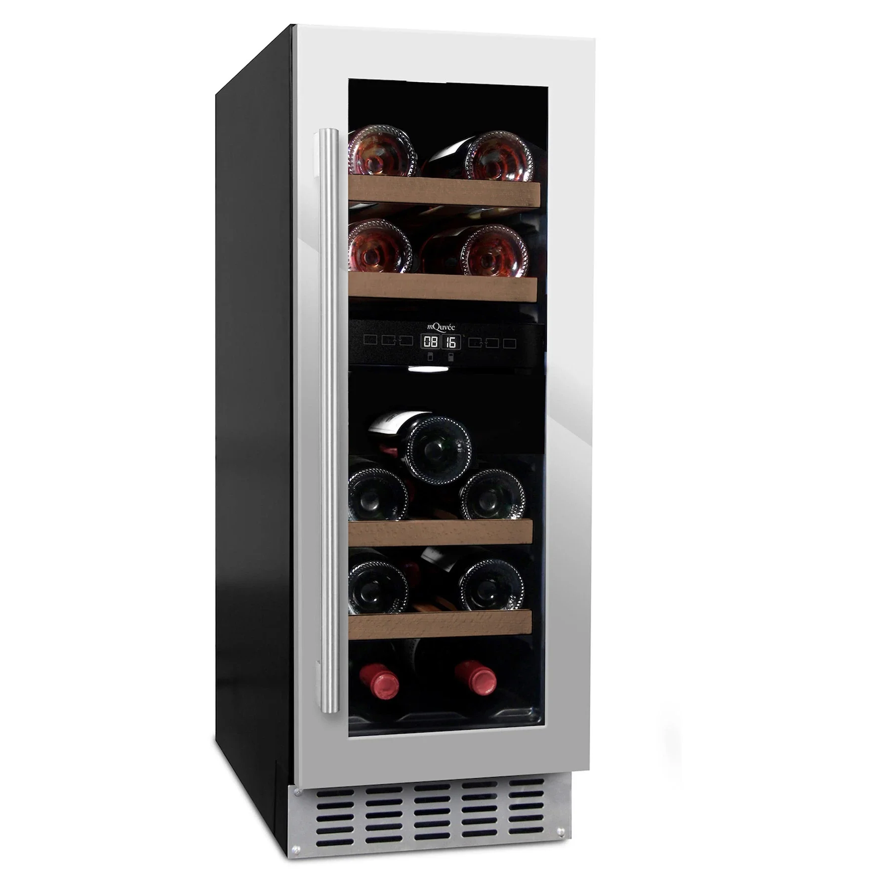Vinoteca 16 botellas mQuvée WineCave 700 30D Stainless doble zona - Image 3