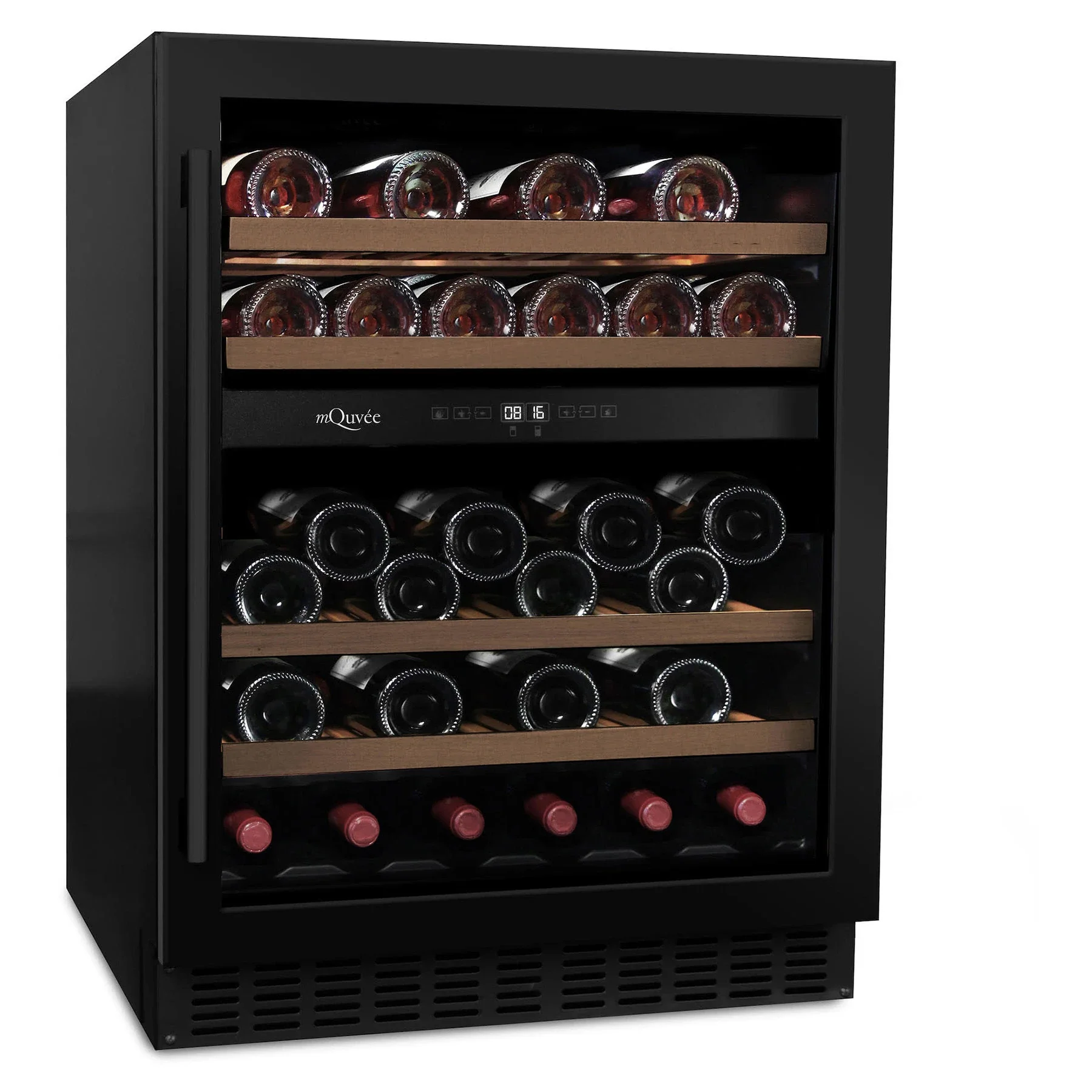 Vinoteca 45 botellas mQuvée WineCave 700 60D doble zona Anthracite Black - Image 3