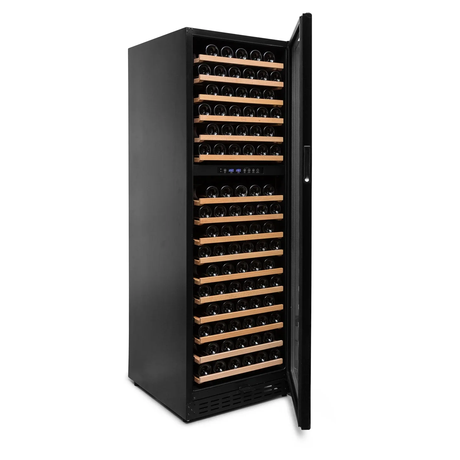 Vinoteca 166 botellas Vinobox V168 GC 2T Black doble zona - Image 3