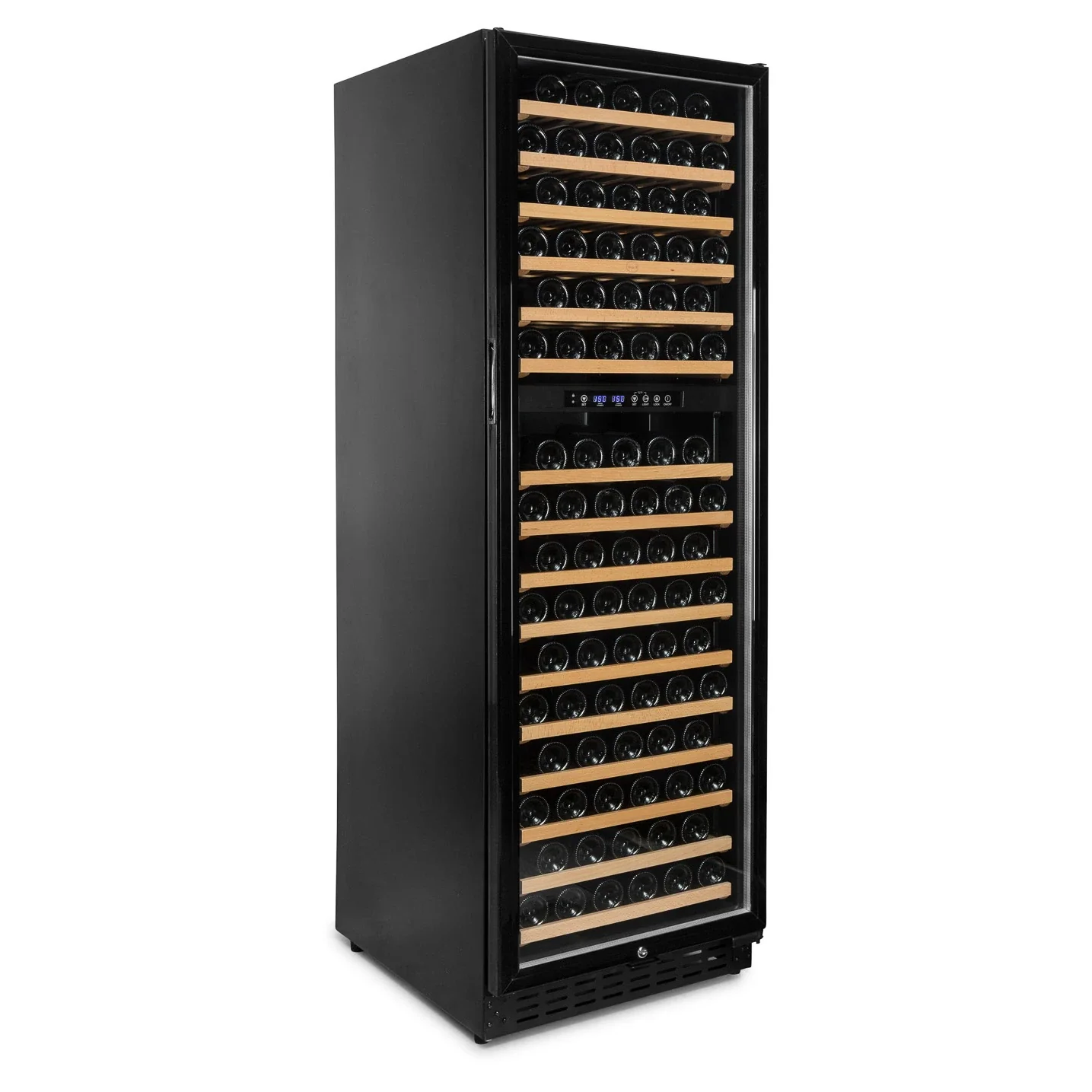 Vinoteca 166 botellas Vinobox V168 GC 2T Black doble zona - Image 4