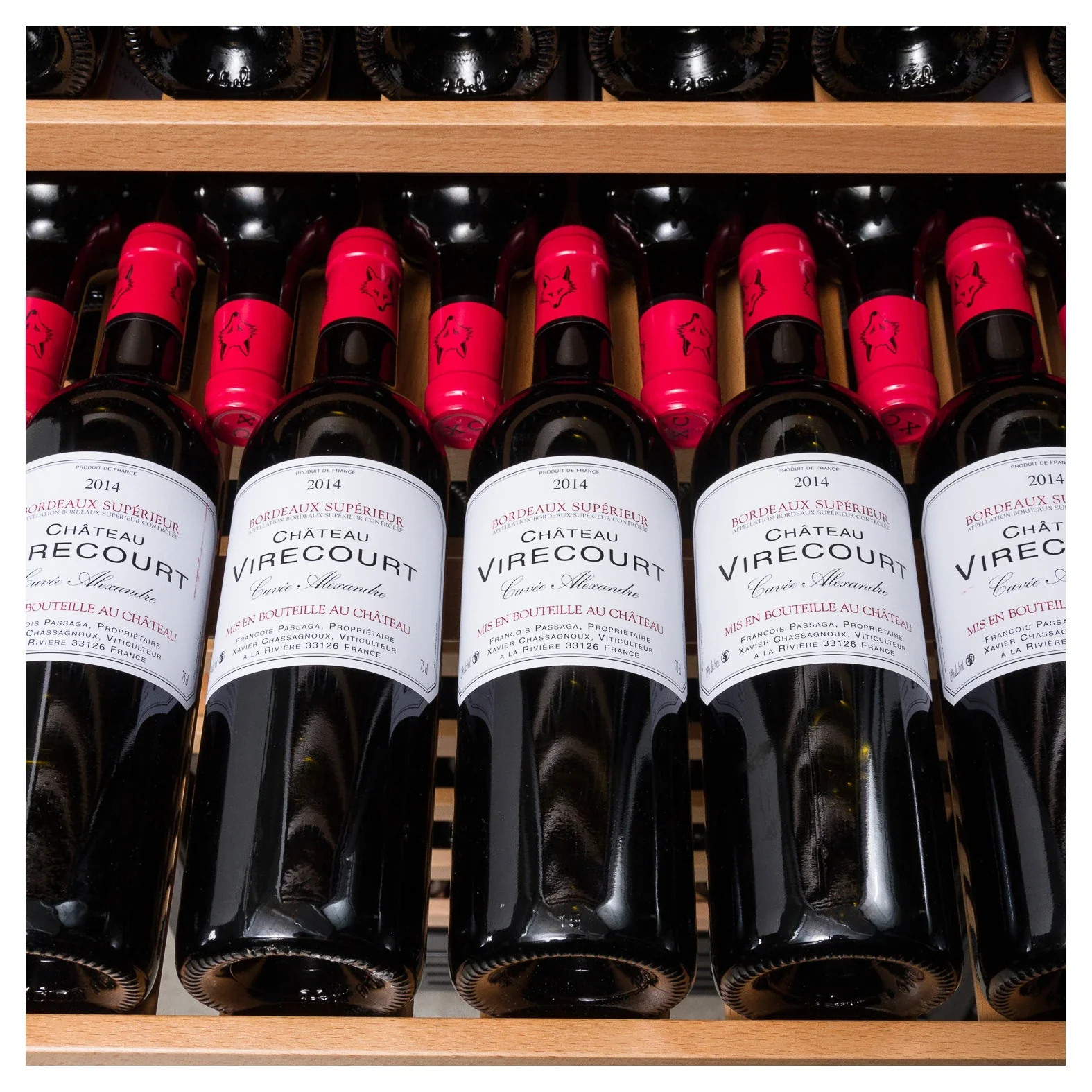 Vinoteca 166 botellas Vinobox V168 GC 2T Black doble zona - Image 9