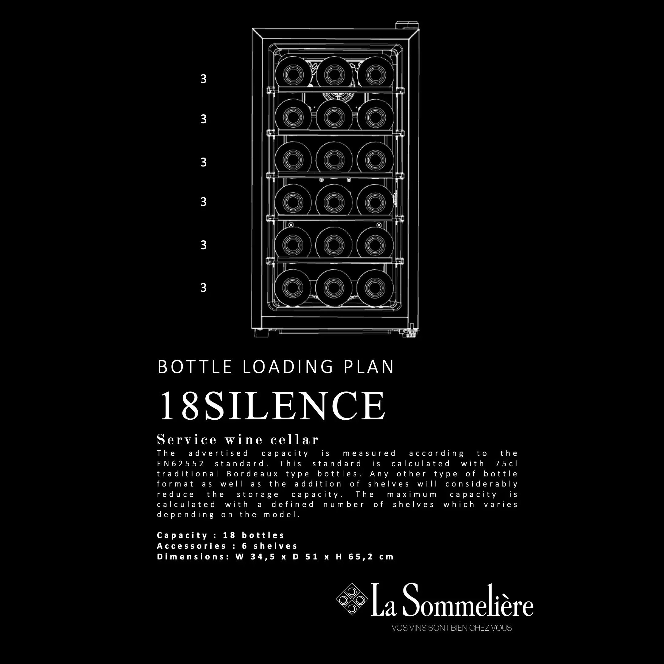 Vinoteca 18 botellas La Sommelière 18SILENCE - Image 12