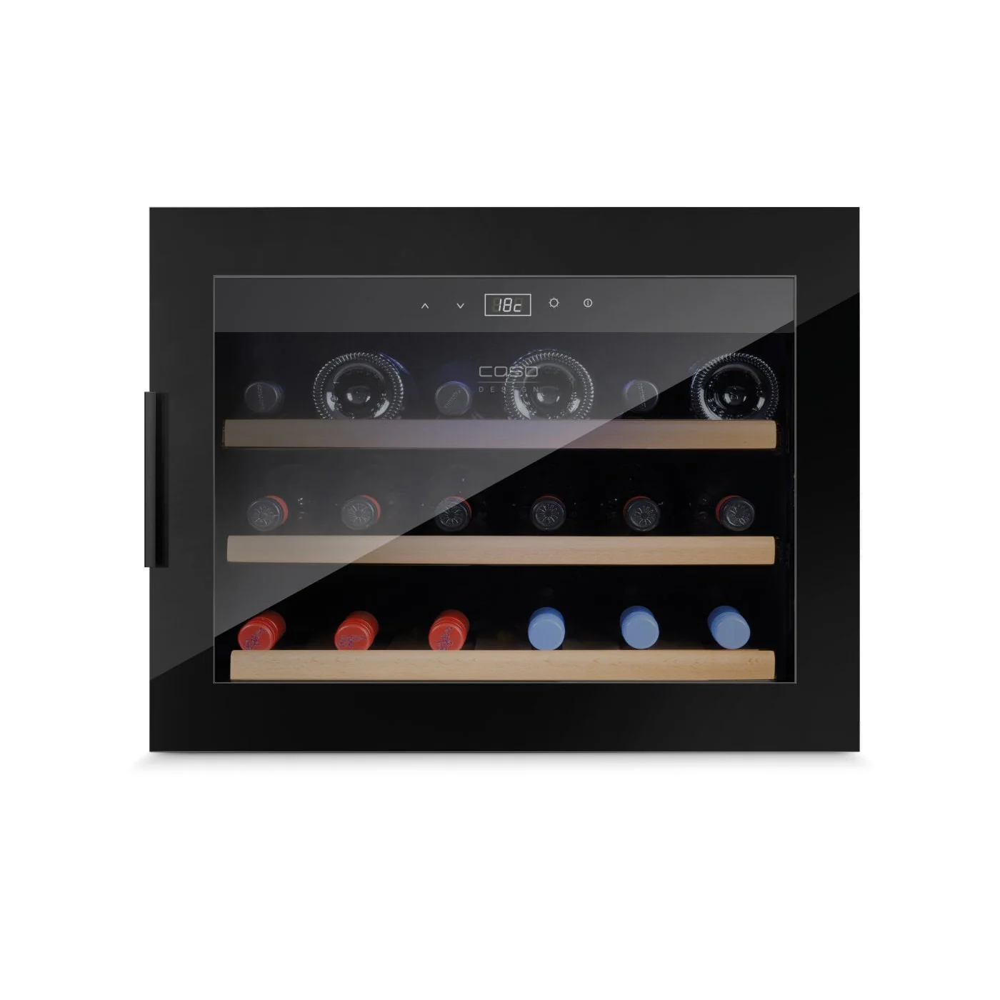 Vinoteca encastrable en columna 18 botellas Caso WineSafe 18 EB Black