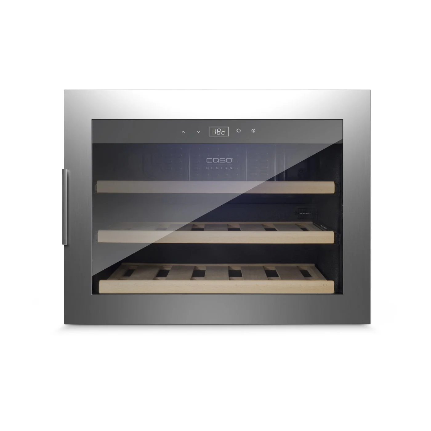Vinoteca encastrable en columna 18 botellas Caso WineSafe 18 EB Inox - Image 2