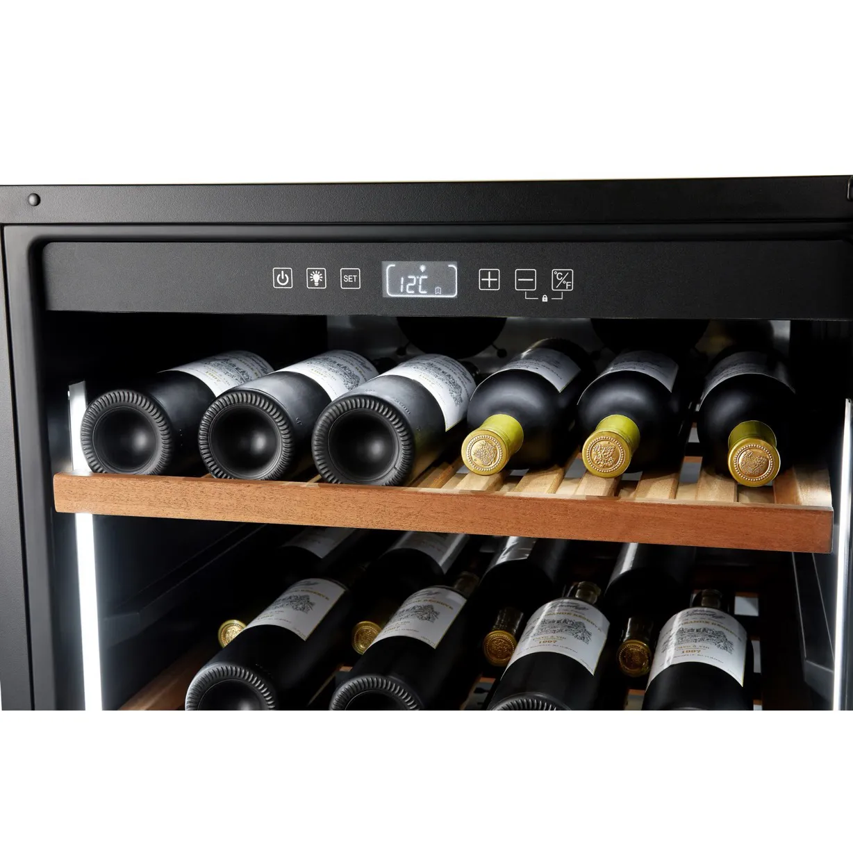 Vinoteca de envejecimiento 204 botellas Climadiff MILLESIME200B doble zona - Image 6