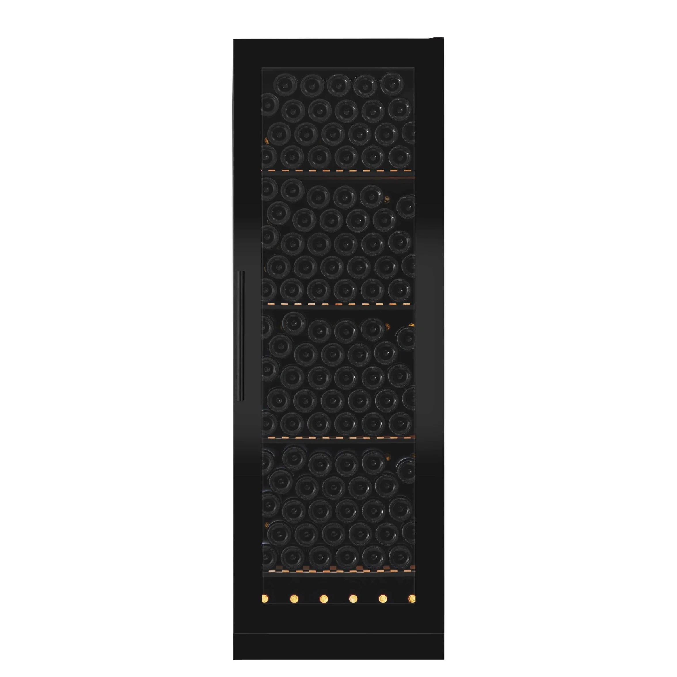 Vinoteca 215 botellas mQuvée WineStore 215 Full Glass Black