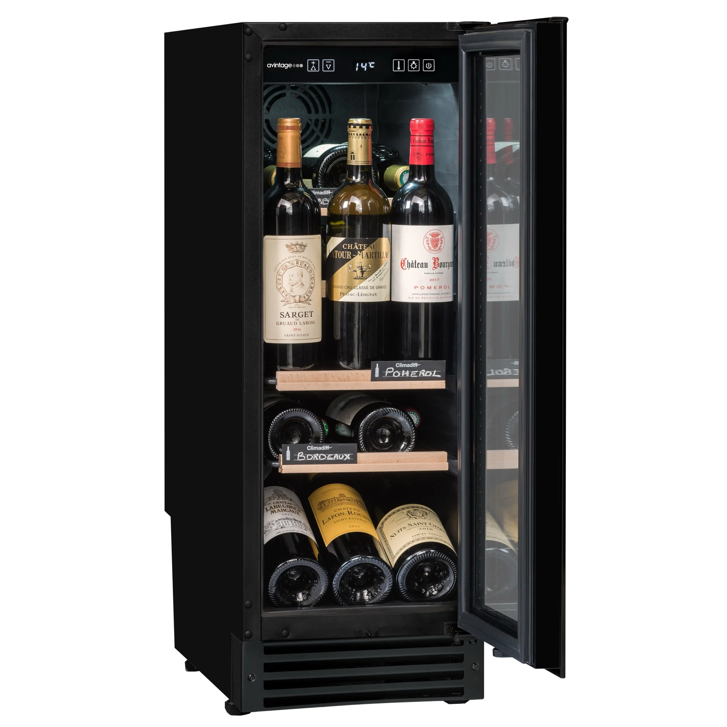 Vinoteca 22 botellas Avintage AVU23TB1 negra - Image 11