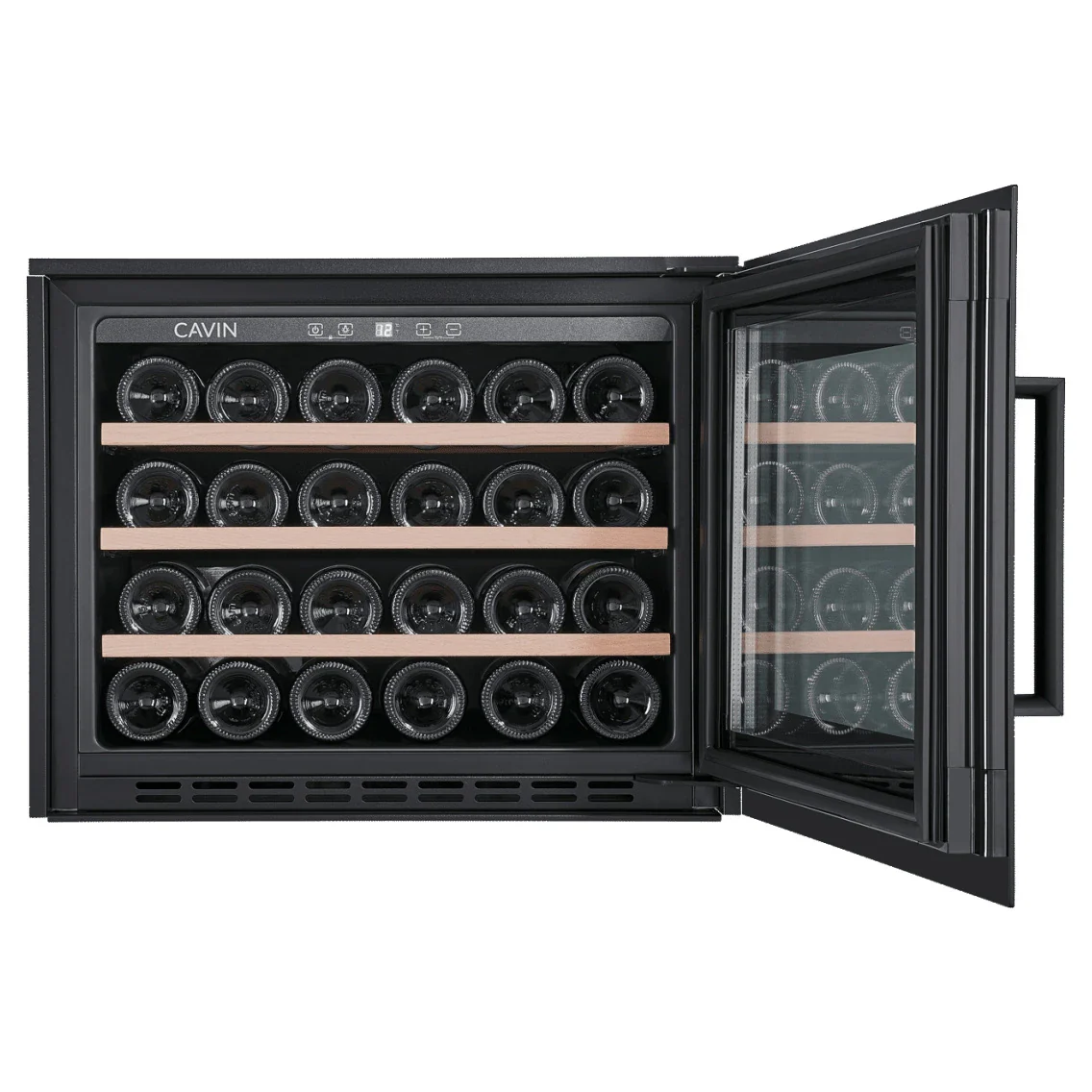 Vinoteca 24 botellas Cavin Scandinavian Collection 45 Fullglass Black - Image 4