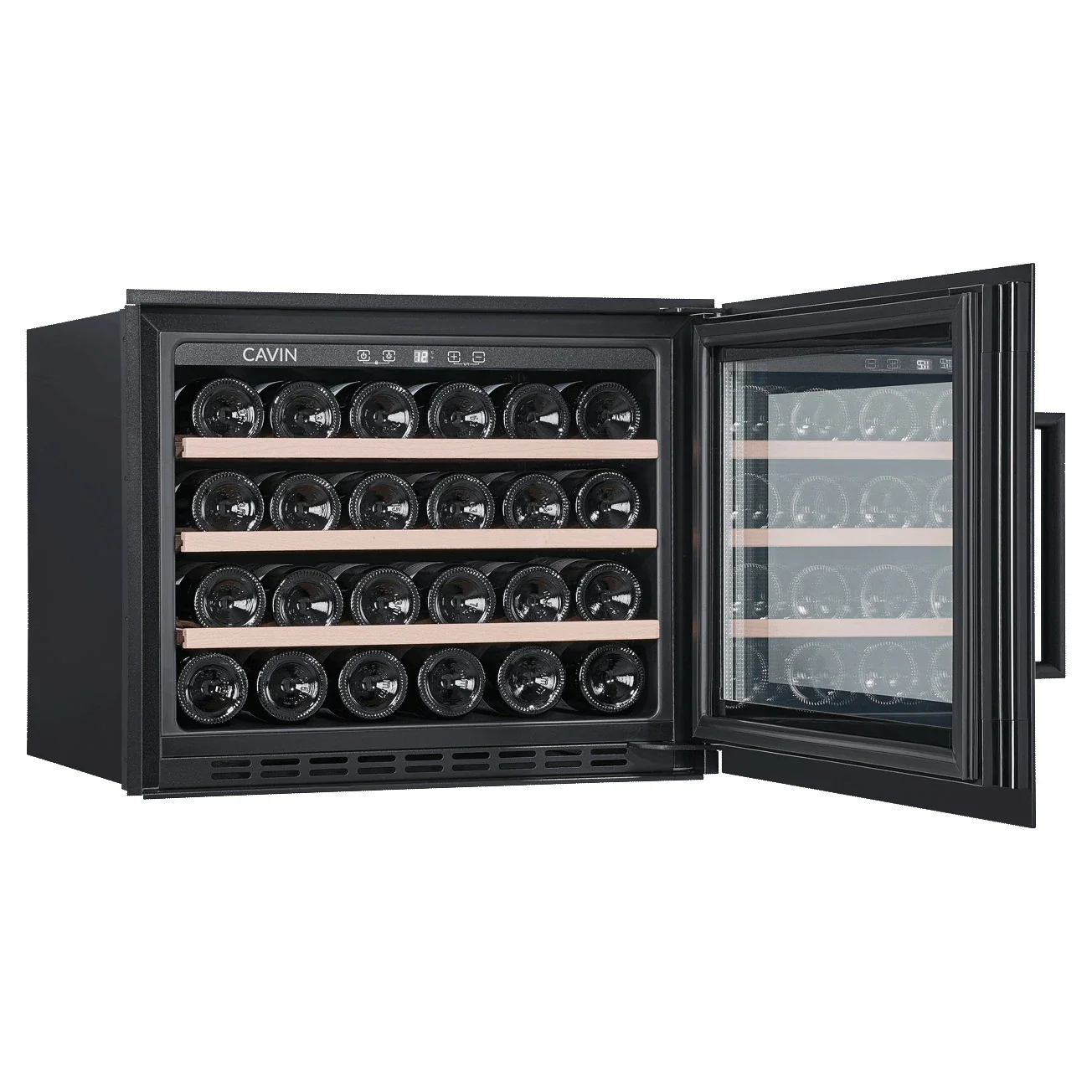 Vinoteca 24 botellas Cavin Scandinavian Collection 45 Fullglass Black - Image 5